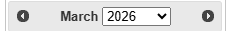 Month selector